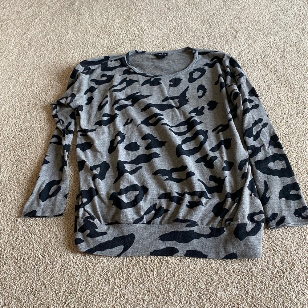 Cheetah print top